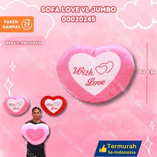 [00020245] SOFA LOVE VL JUMBO