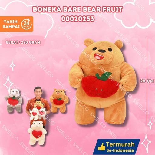 [00020253] BONEKA BARE BEAR FRUIT