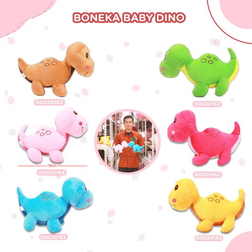 [00020264] BONEKA BABY DINO DINOSAUR ANIMAL KECIL