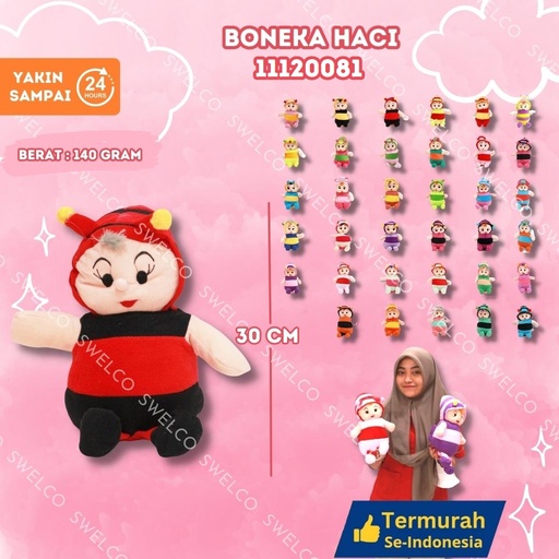 [11120081] BONEKA HACI KECIL KARAKTER LEBAH