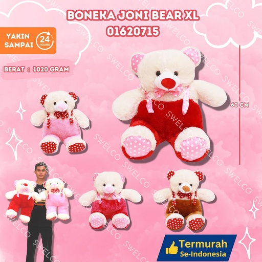 [01620715] BONEKA JONI BEAR XL