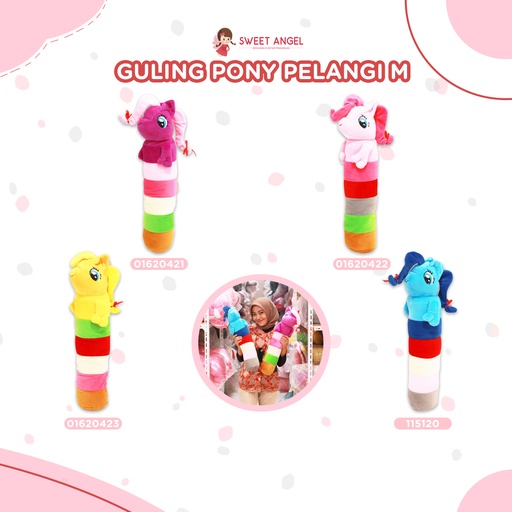 [01620722] GULING PONY PELANGI (M) UNICORN M" KUDA PONI