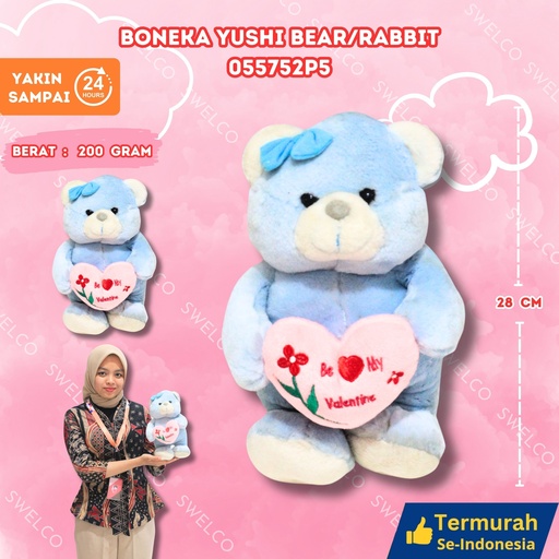 [055752P5] BONEKA YUSHI BEAR/RABBIT