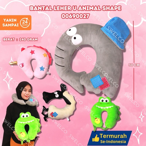 [00690027] BANTAL LEHER U ANIMAL SHAPE ANIMALSHAPE