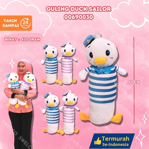 [00690030] GULING DUCK SAILOR 60CM KARAKTER BONEKA BEBEK SEDANG