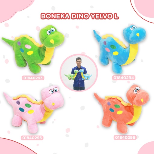 [01840368] BONEKA DINO YELVO L