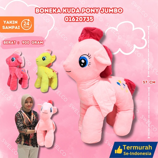 [01620735] BONEKA KUDA PONY JUMBO