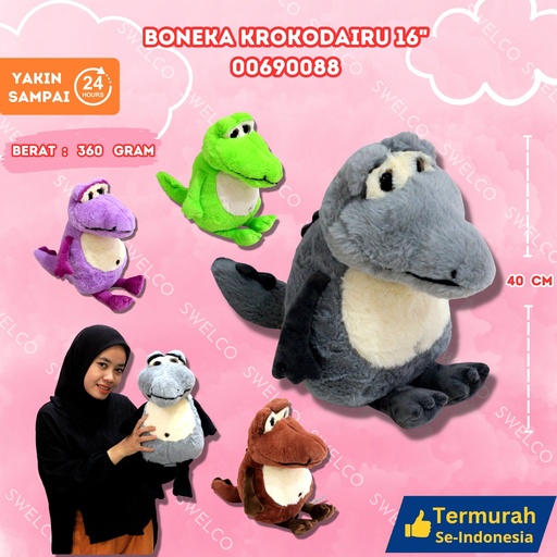 [00690088] BONEKA KROKODAIRU 16"
