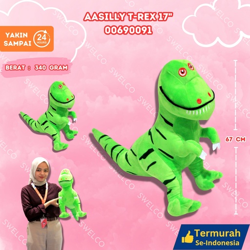 [00690091] AASILLY T-REX 17" TIREX TIREK BESAR