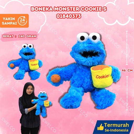 [01840373] BONEKA MONSTER COOKIE S
