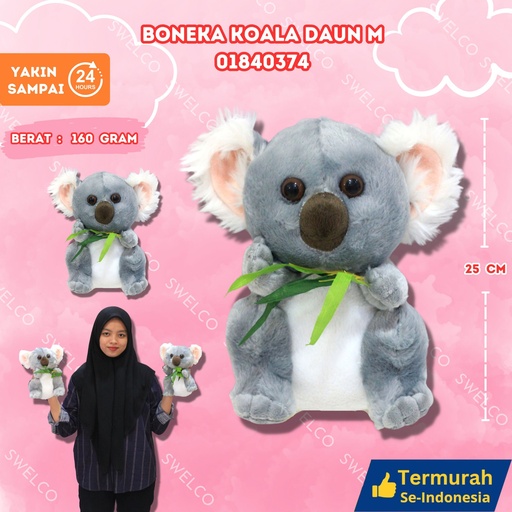 [01840374] BONEKA KOALA DAUN M