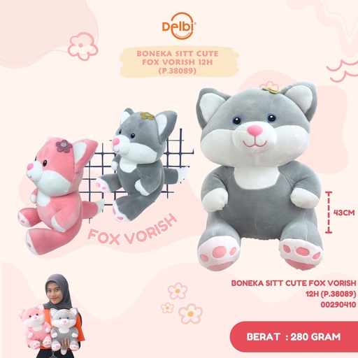 [00290410] BONEKA SITT CUTE FOX VORISH 12H (P.38089)