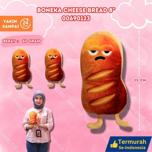 [00690123] BONEKA CHEESE BREAD 8"