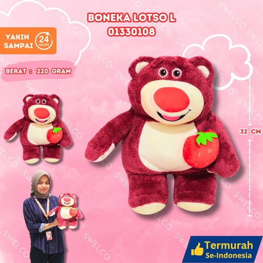 [01330108] BONEKA LOTSO L KARAKTER SEDANG L"