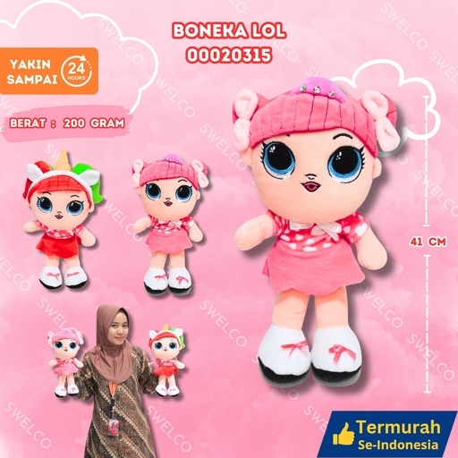 [00020315] BONEKA LOL KARAKTER KECIL PEREMPUAN BANDO BERDIRI