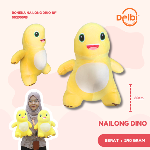[00290045] BONEKA NAILONG DINO 12"