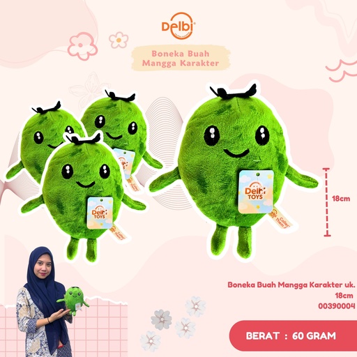 [00390004] Boneka Buah Mangga Karakter 7H