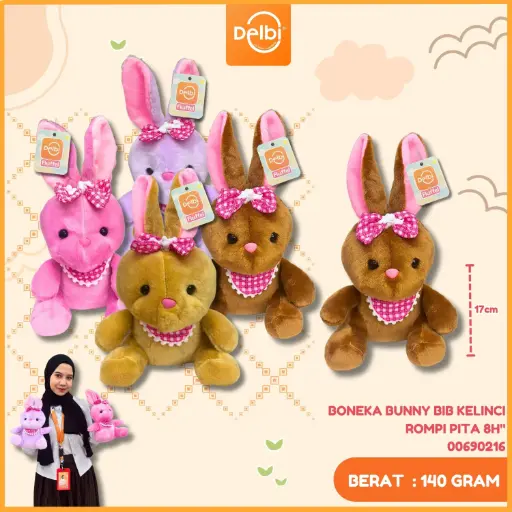 [00690216] BONEKA BUNNY BIB KELINCI ROMPI PITA 8H"
