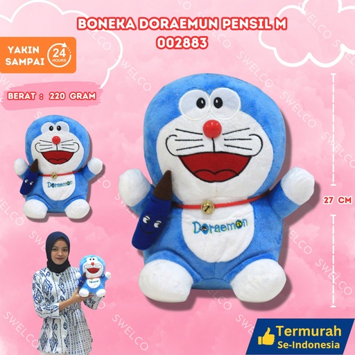 [002883] BONEKA DORAEMUN PENSIL M KARAKTER KECIL M" DORAEMON